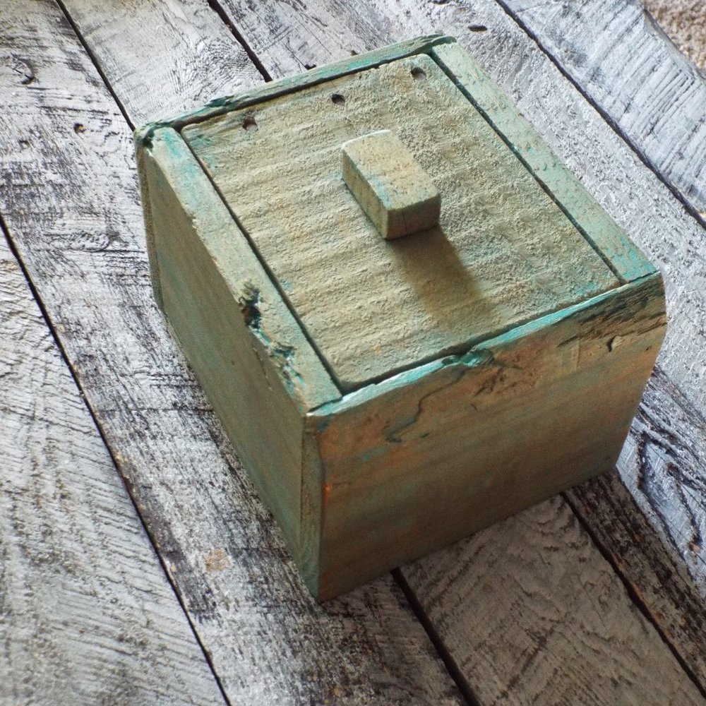 Handmade Reclaimed Wood Keepsake Box